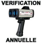 Vérification et Étalonnage annuel Prolaser 3